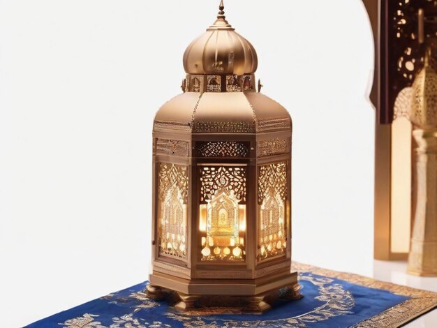 image of a Ramzan beautiful lamp