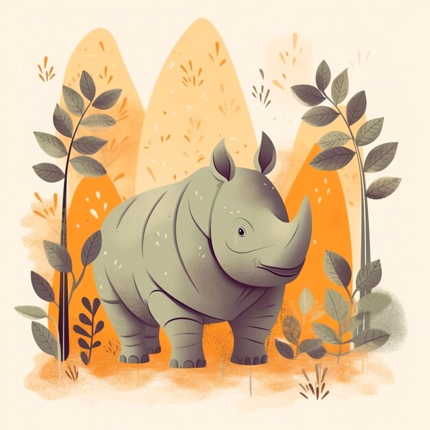 Photo image of rhinoceros