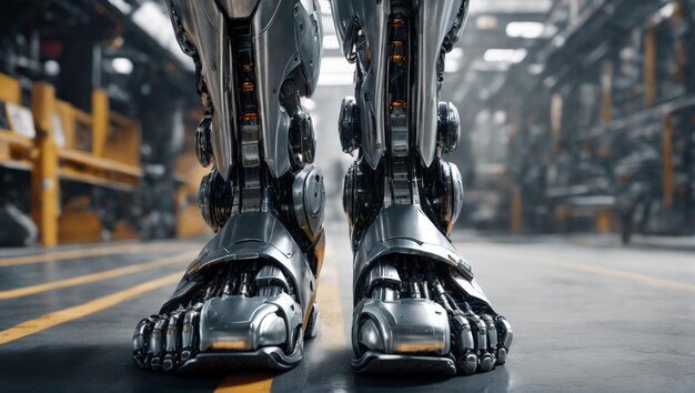 Image of robotic feet