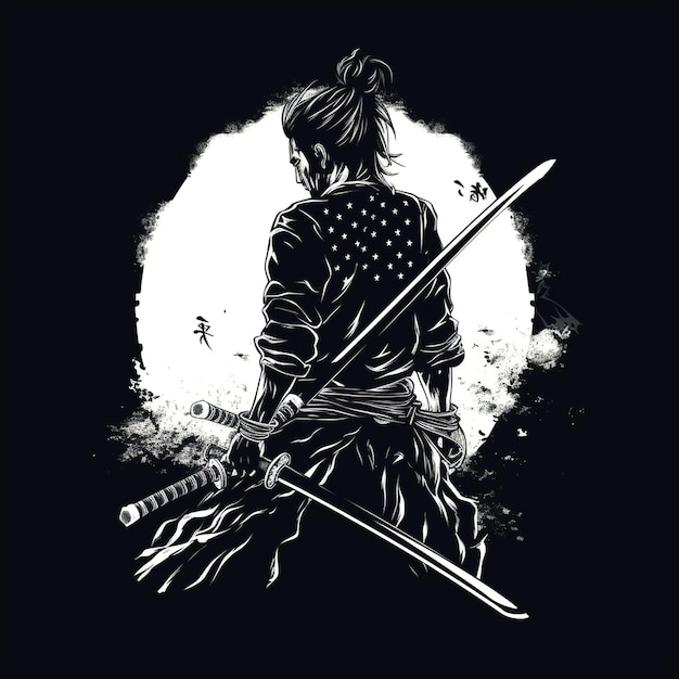 Foto immagine del samurai