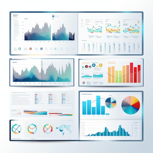 Image Of A Set Of Four Different Graphs And Graphs