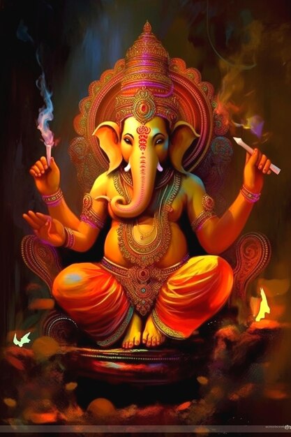 image showcasing lord ganesha