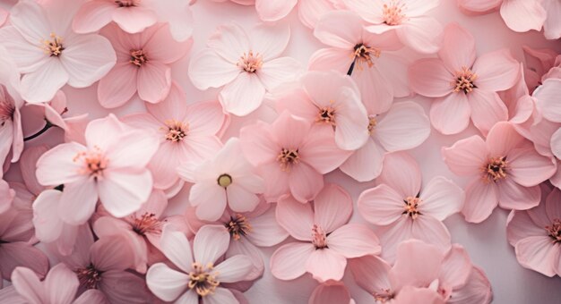 Photo an image showing many pink flowers