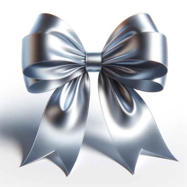 image of a single elegant ribbon bow