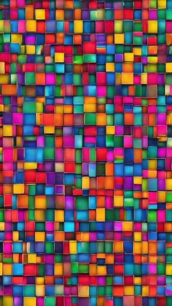 Image of the square multicolor abstract background