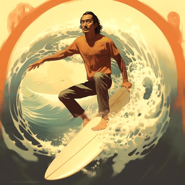 Photo image of surfer