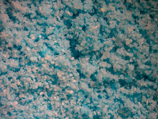 Photo image taken with a microscope washing powder