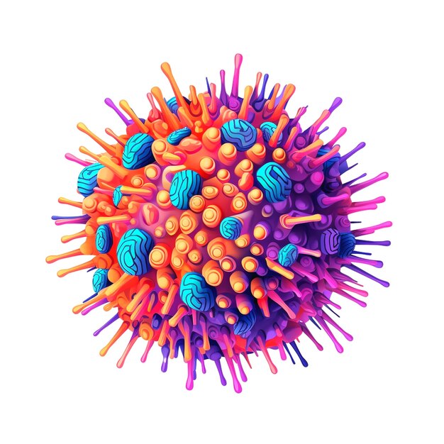Foto immagine che presenta un virus