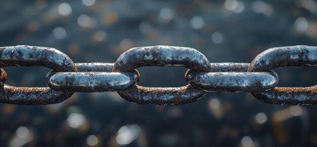 Photo an image that portrays chain links