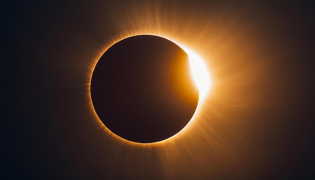 Image of total solar eclipse Astronomical phenomenon