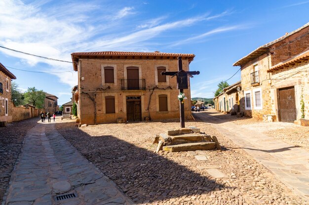 Photo image of the town of castrillo de los polvazares leon spain