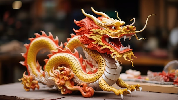 Изображение традиционного китайского дракона