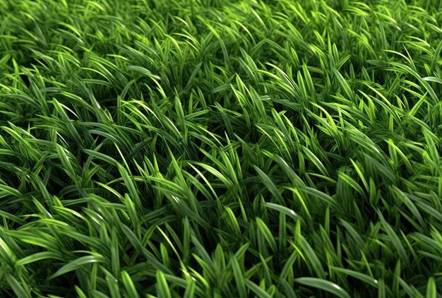 an image of very thick green grass in the style of matte photo