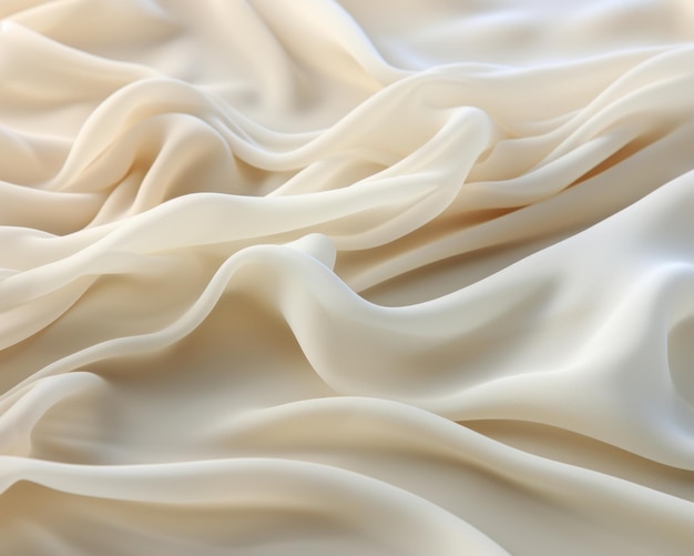 an image of a white fabric with waves
