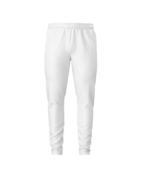 An image of White Pants isolated on a white background