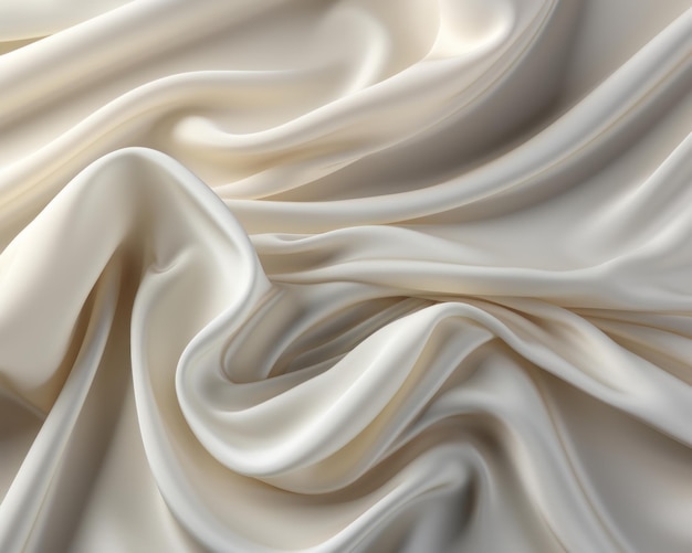 an image of a white satin fabric