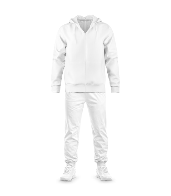 An image of a White Sports Wear isolated on a white background