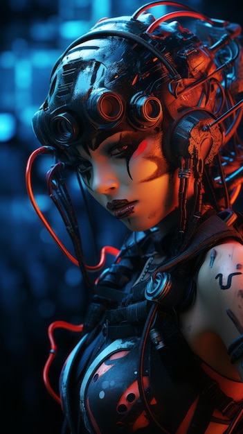 an image of a woman in a futuristic outfit