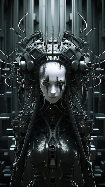 an image of a woman in a futuristic suit