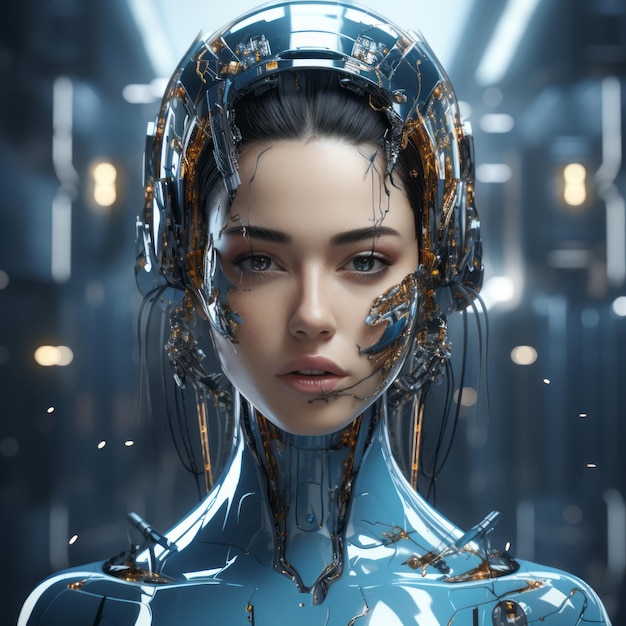 an image of a woman in a futuristic suit