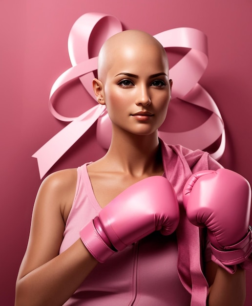 image of woman representing the fight against breast cancer