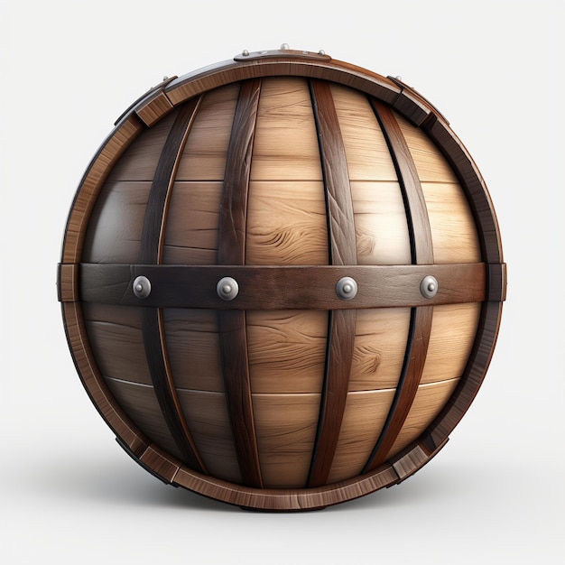 Image of a wooden Barrel lid