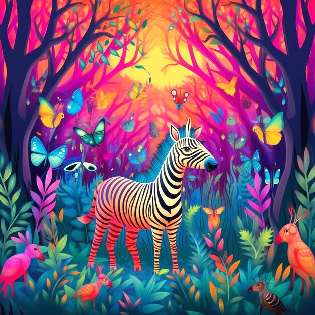 Foto immagine di zebra