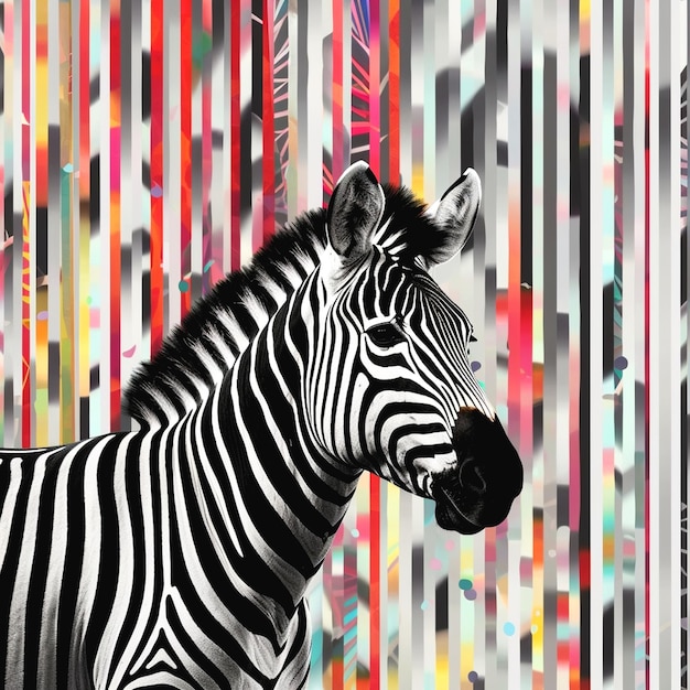 Foto immagine di zebra