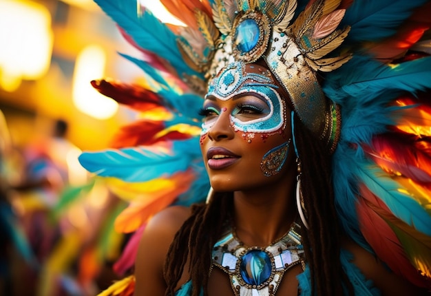 Images capturing the energy and excitement of brazil's carnival and samba culture