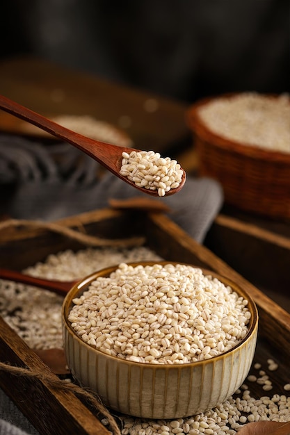 コイクスの種子 ダイエット用穀物 ベジタリアン食品 高品質の写真
