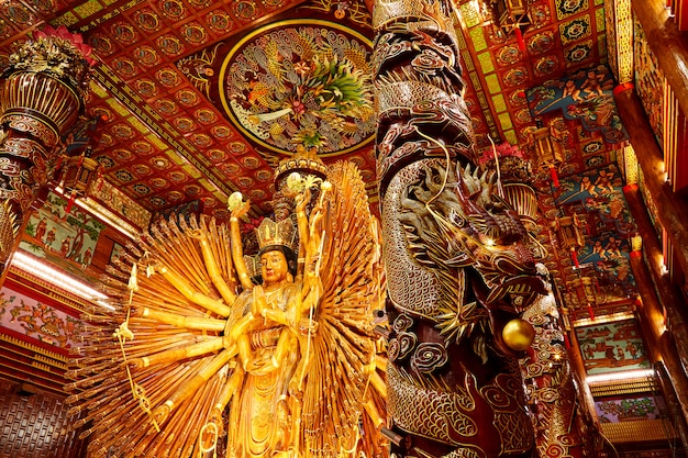 The images of Guanyin,Chinese god