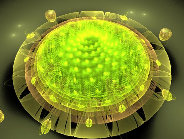 Imaginatieve fractale abstracte achtergrondbeeld