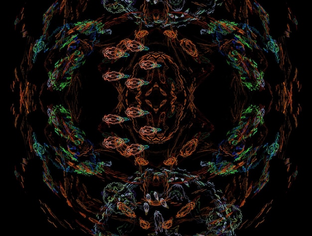 Imaginatieve fractale abstracte achtergrondbeeld