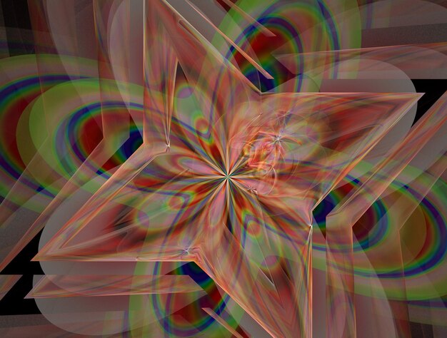 Imaginatieve fractale abstracte achtergrondbeeld