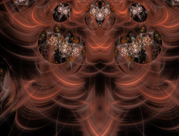 Imaginatieve fractale abstracte achtergrondbeeld