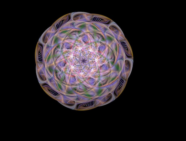 Imaginatieve fractale abstracte achtergrondbeeld