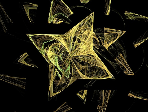Imaginatieve fractale abstracte achtergrondbeeld