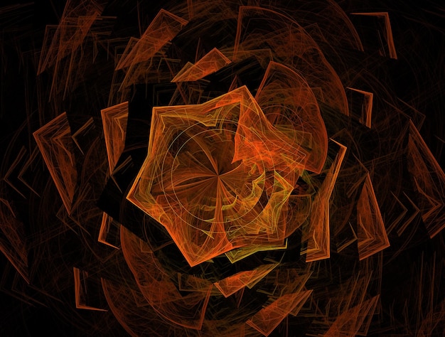 Imaginatieve fractale abstracte achtergrondbeeld