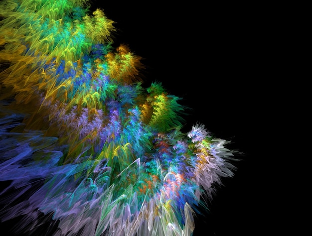 Imaginatieve fractale abstracte achtergrondbeeld