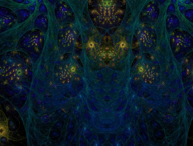 Imaginatieve fractale abstracte achtergrondbeeld