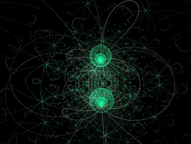Imaginatieve fractale abstracte achtergrondbeeld