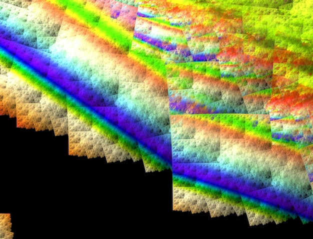 Imaginatieve fractale abstracte achtergrondbeeld