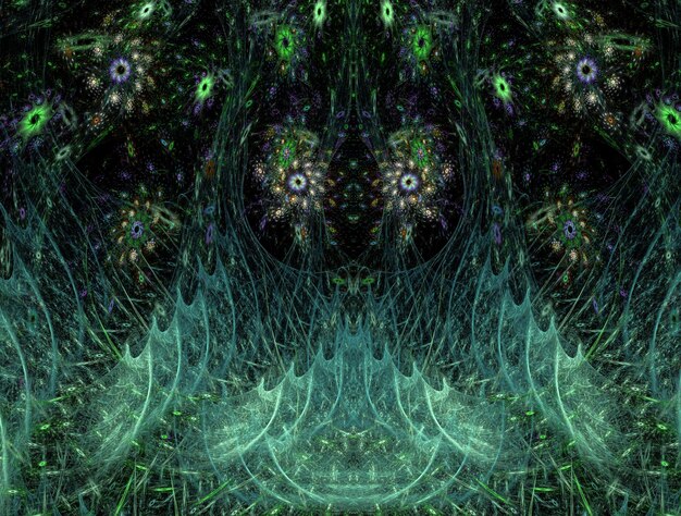 Imaginatieve fractale abstracte achtergrondbeeld
