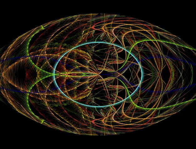 Imaginatieve fractale abstracte achtergrondbeeld