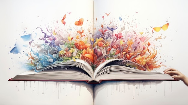 Imaginative Autumn and Spring Tale A Storybook Spreading Seasonal Colors into the Air