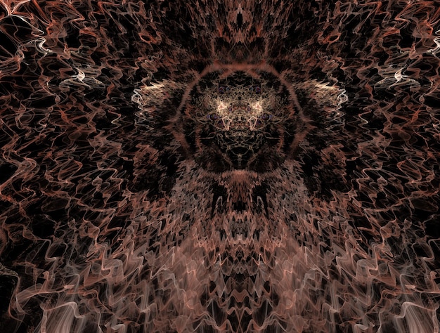 Foto imaginatorische fractale abstracte achtergrondbeeld
