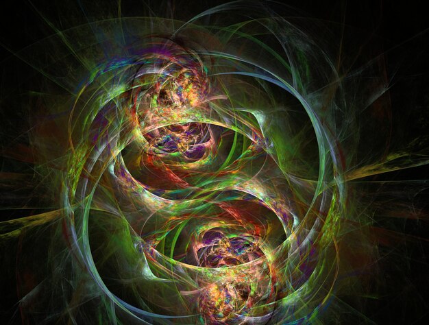 Photo imaginatory fractal abstract background image