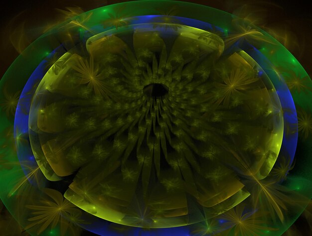 Imaginatory fractal abstract background Image