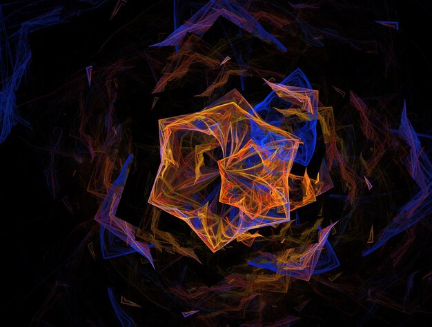 Imaginatory fractal abstract background image