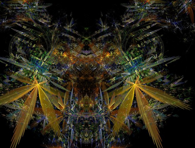 Imaginatory fractal abstract background Image